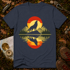 Howling Wolf Sunset T-Shirt