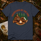 Squatched By The Fire T‑Shirt