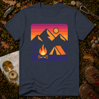 Retro Camping Sunset T-Shirt