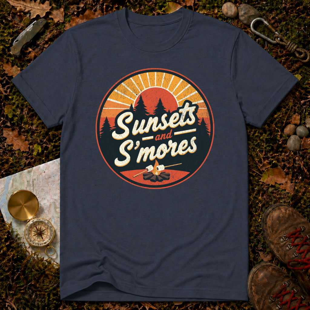 Sunsets And S'mores T-Shirt