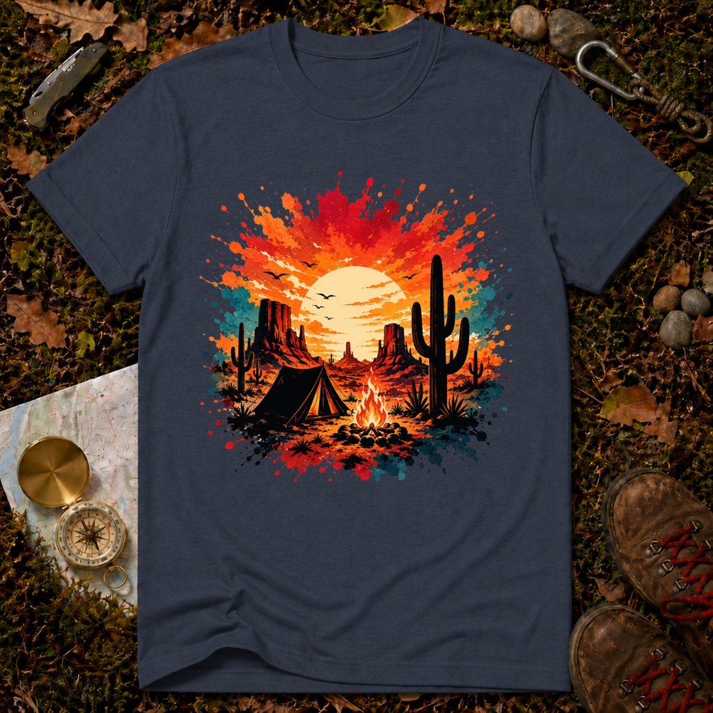 Desert Sunset Camping T-Shirt