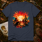 Desert Sunset Camping T-Shirt