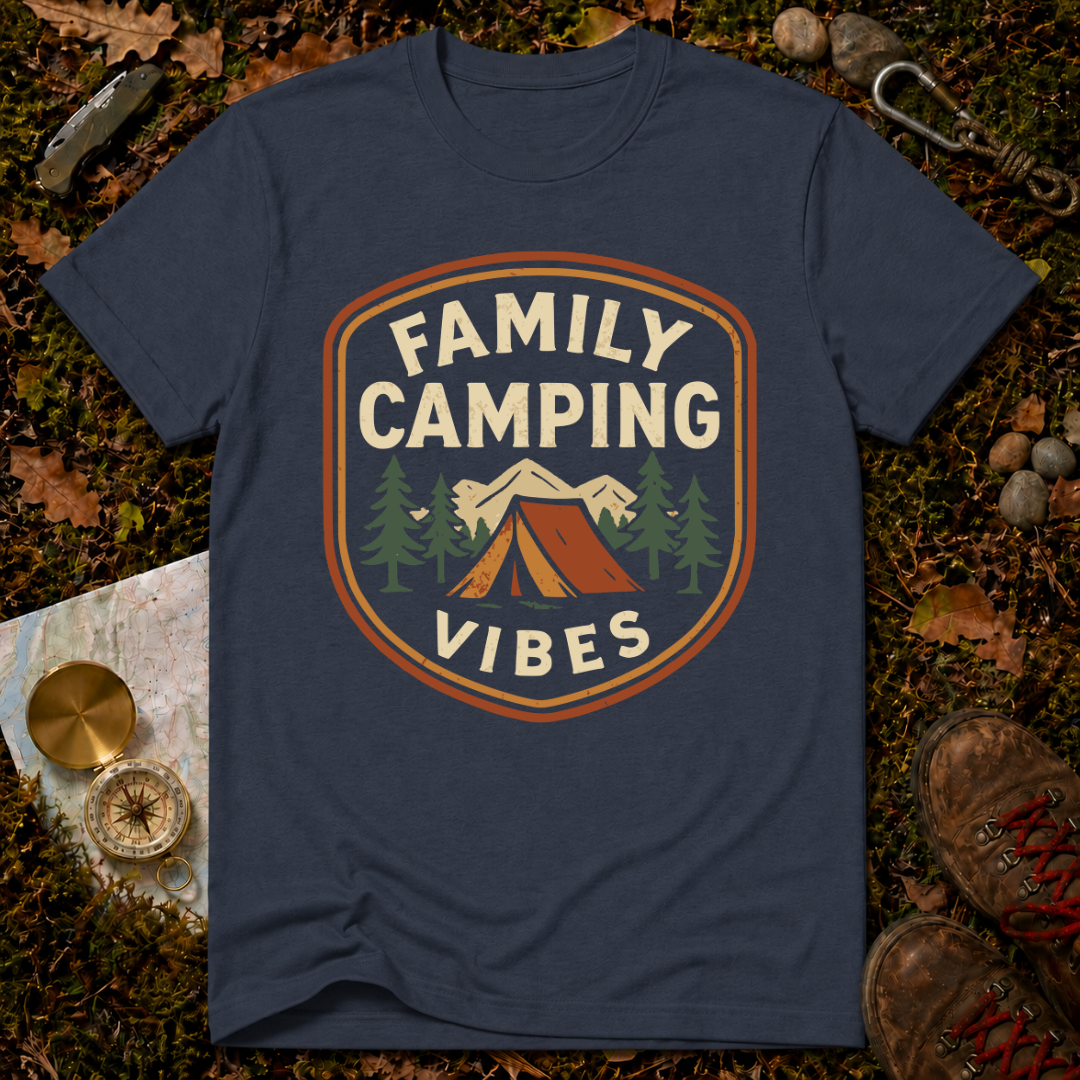 Family Camping Vibes T-Shirt