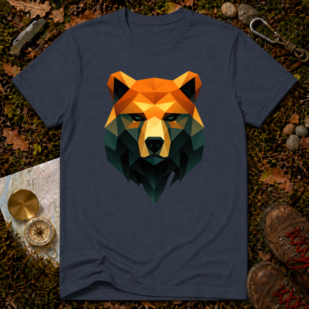 Geometric Bear T-Shirt