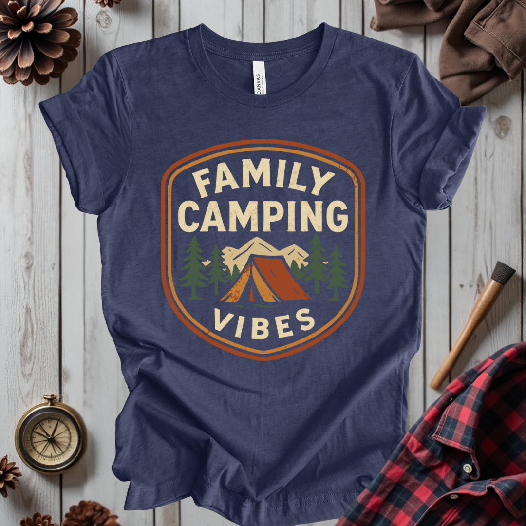 Family Camping Vibes T-Shirt