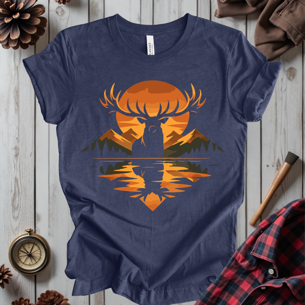 Moose Sunset T‑Shirt