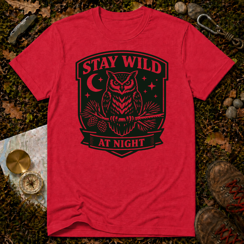 Stay Wild at Night Owl T-Shirt