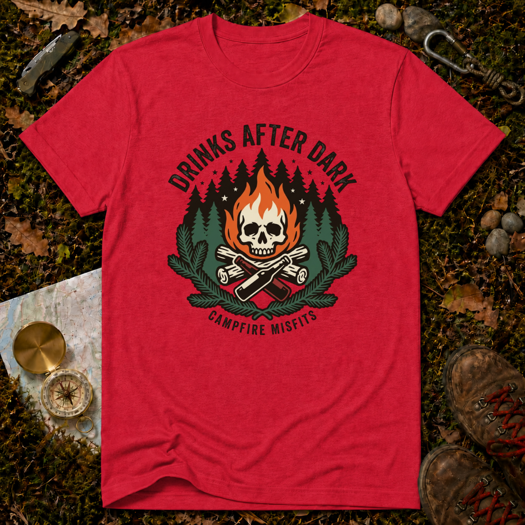 Drinks After Dark Campfire T-Shirt
