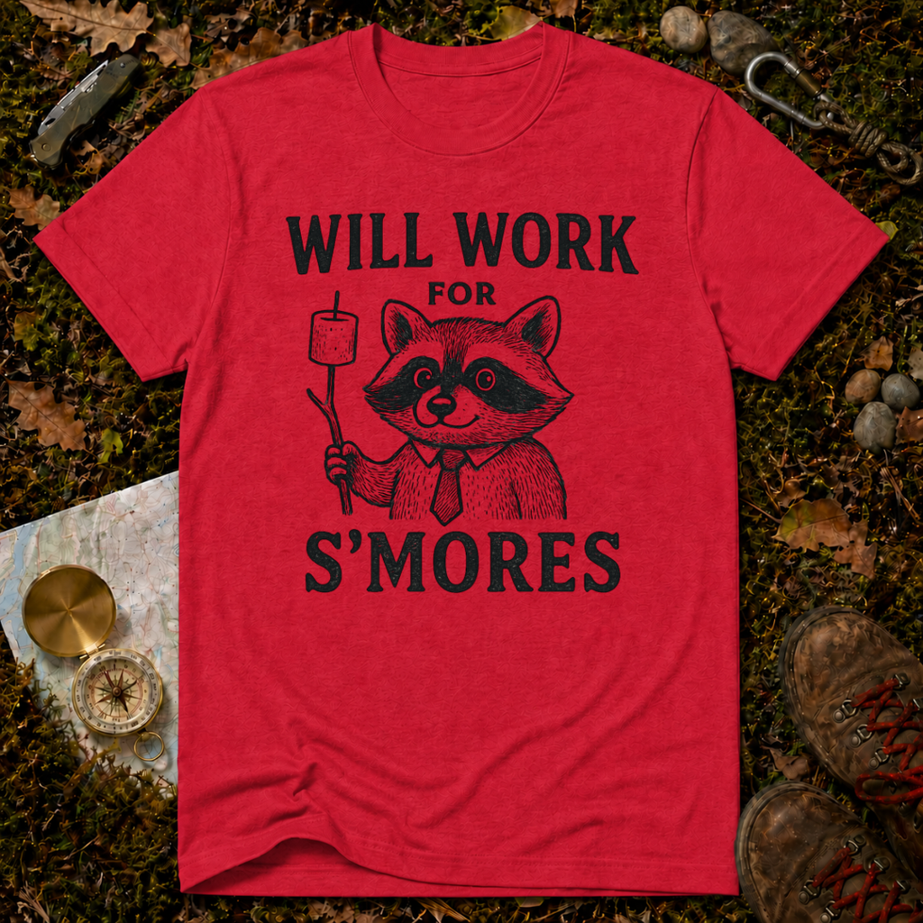 Will Work For S'Mores T-Shirt
