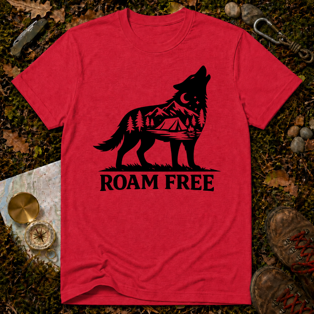 Roam Free Wolf T-Shirt
