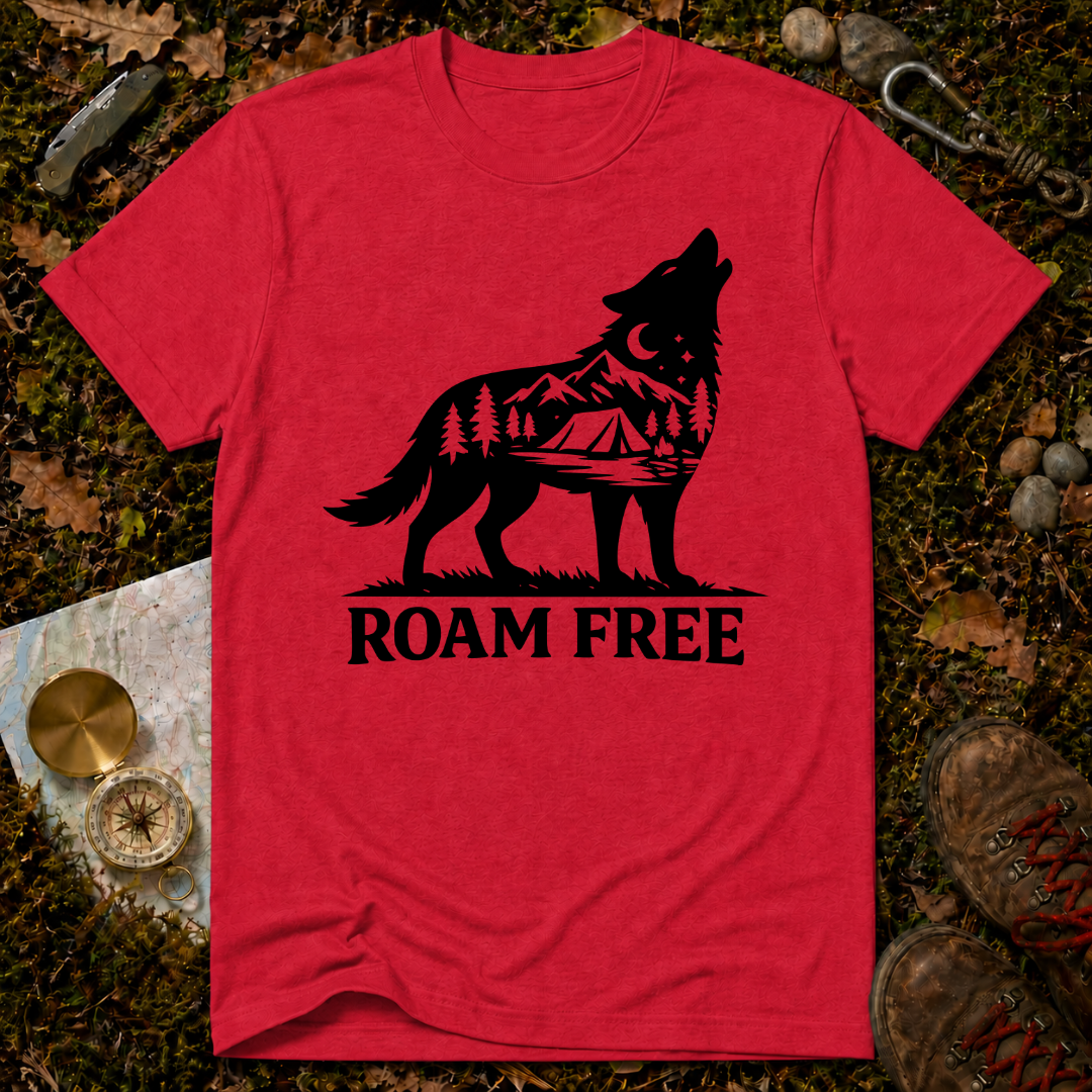 Roam Free Wolf T-Shirt