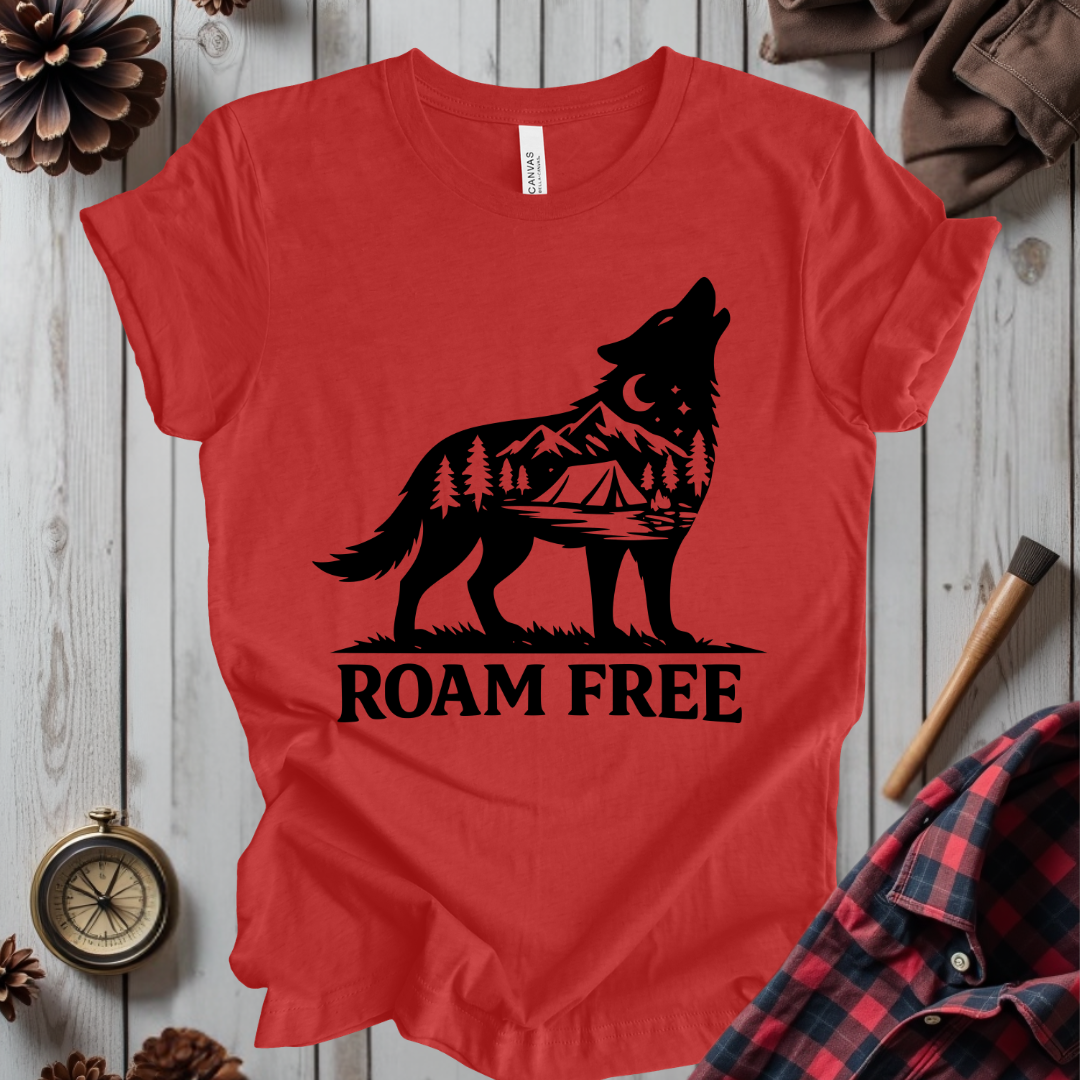 Roam Free Wolf T-Shirt