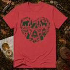 Woodland Camp Heart T-Shirt