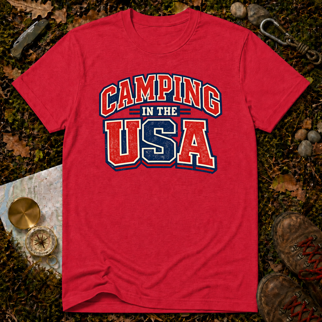 Camping In The USA T-Shirt