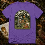 Raccoon Buffet Open T-Shirt