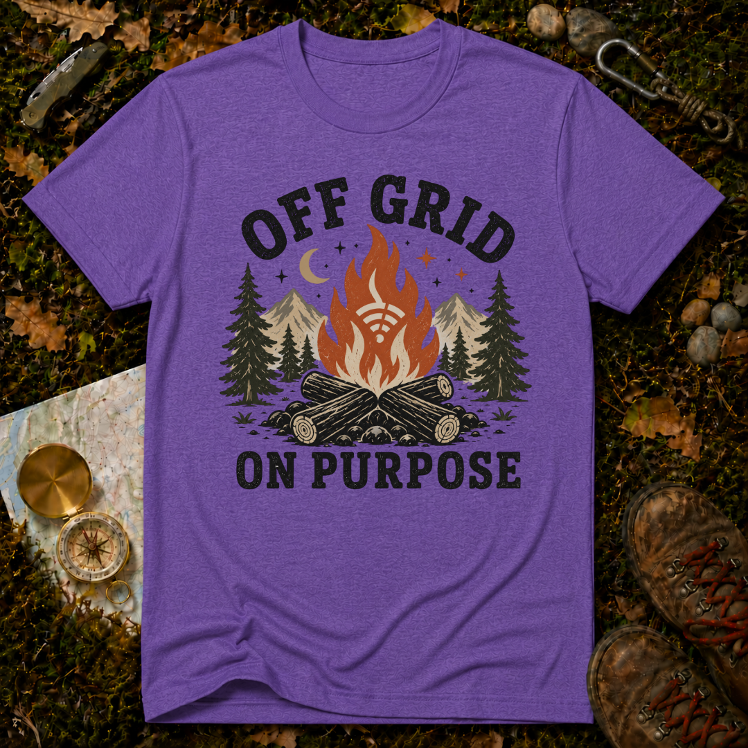 Off Grid On Purpose T‑Shirt