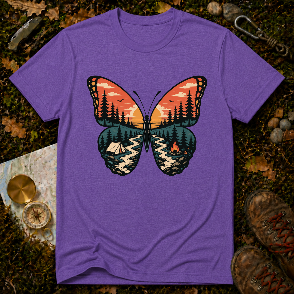 Butterfly Camping T-Shirt