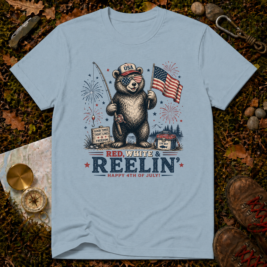 Red, White & Reelin' T-Shirt