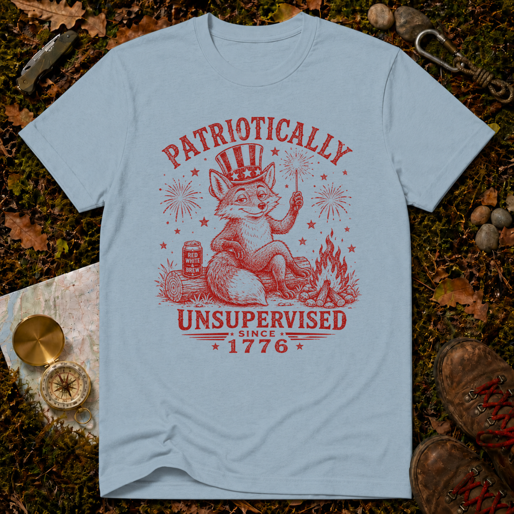 Patriotically Unsupervised T-Shirt