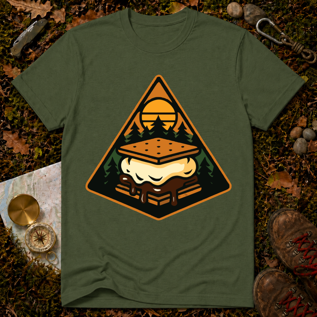 Vintage S'mores Badge T-Shirt