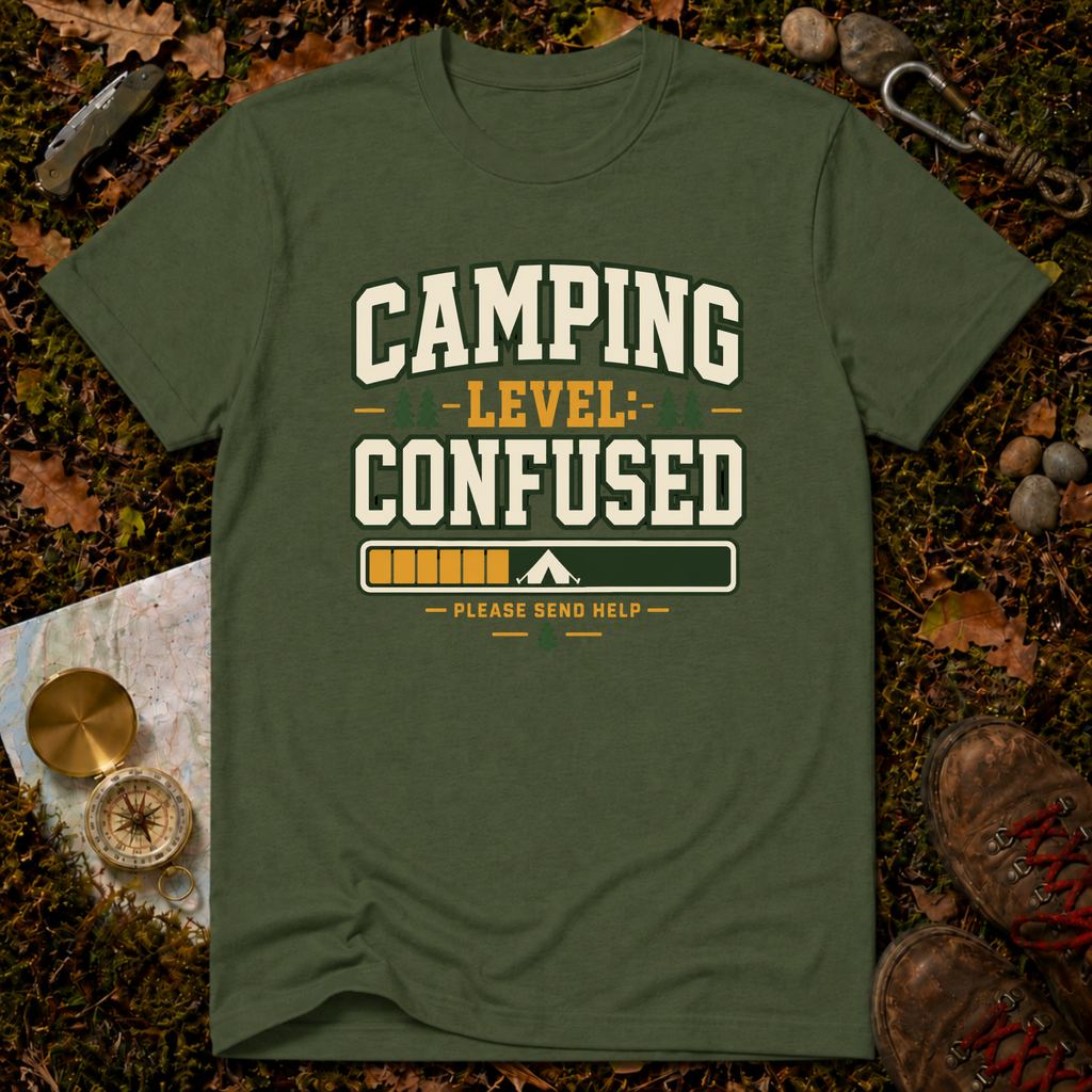 Camping Level: Confused T-Shirt