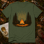 Retro Forest Bonfire T-Shirt