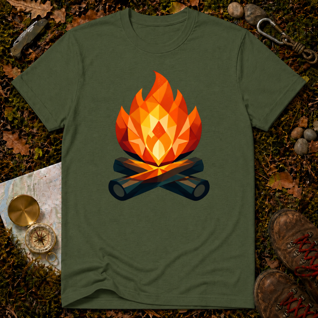 Geometric Campfire T‑Shirt