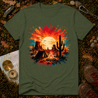 Desert Sunset Camping T-Shirt