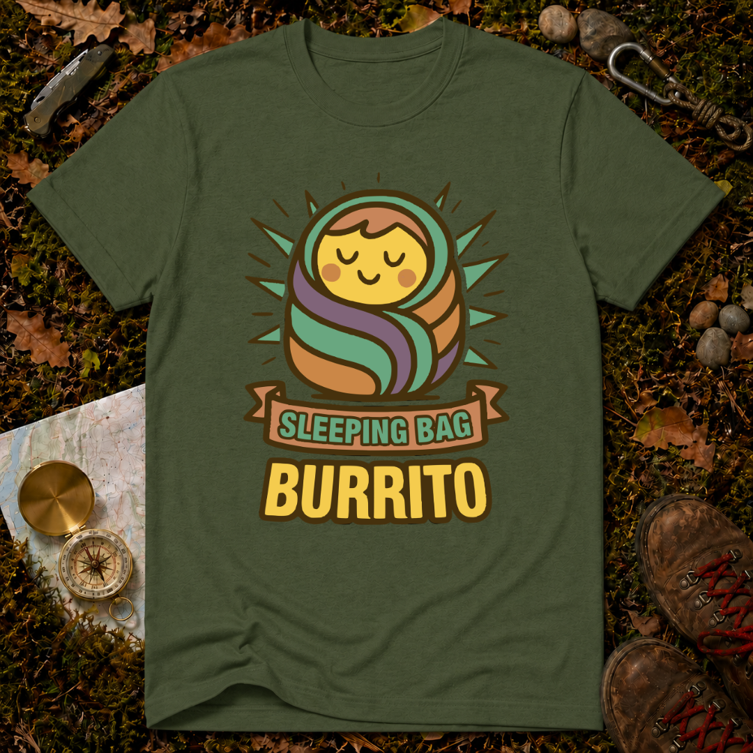 Sleeping Bag Burrito T-Shirt