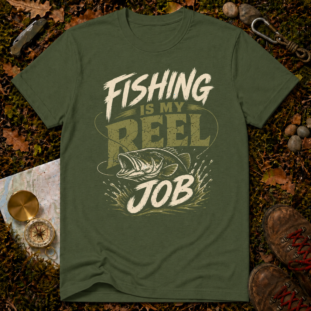 Fishing Is My Reel Job T-Shirt