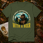 Every Great Adventure Starts With A Beer T-Shirt