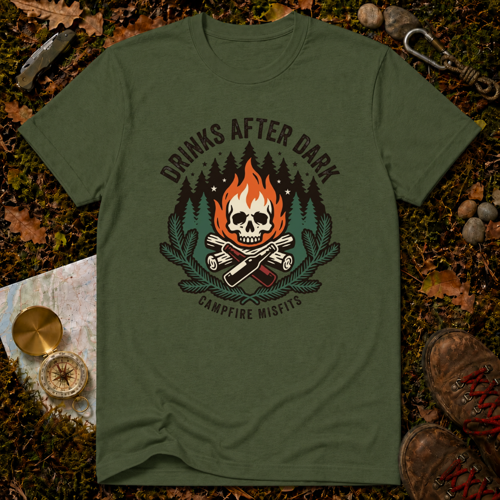 Drinks After Dark Campfire T-Shirt