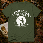 I Fish to Avoid People T-Shirt