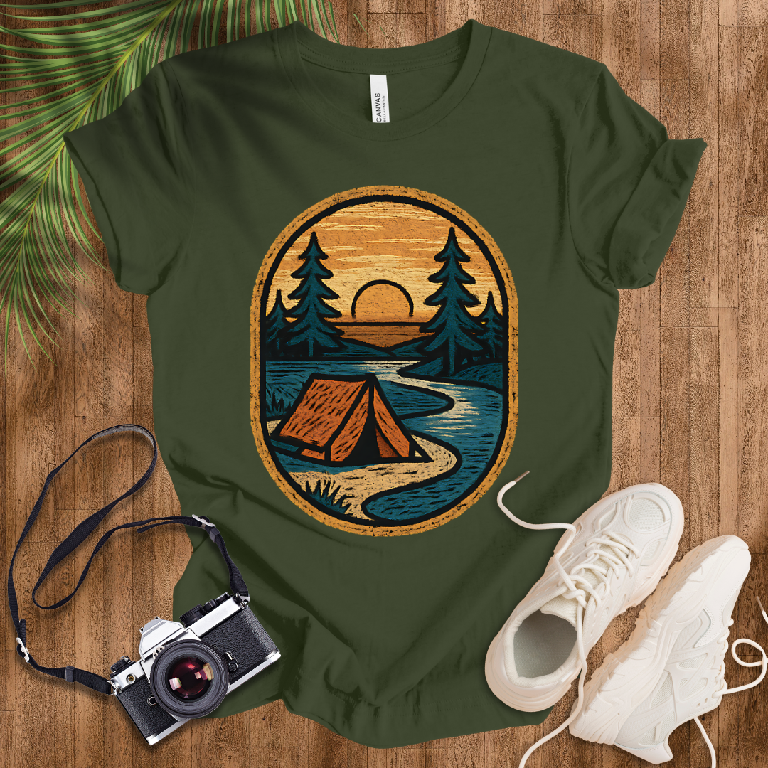Camping Tent By The River