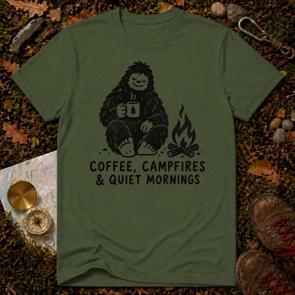 Coffee, Campfires & Quiet Mornings T-Shirt