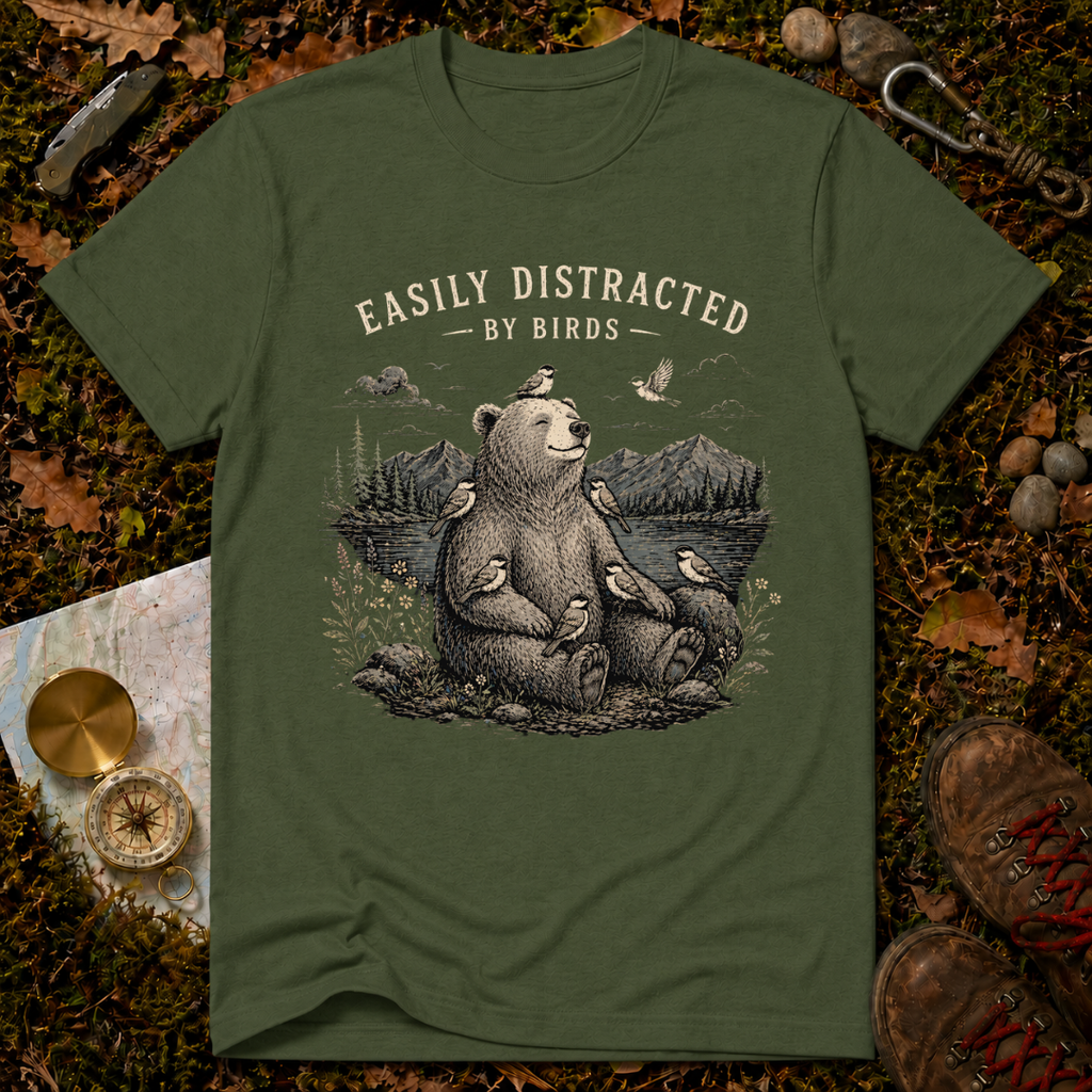 Easily Distracted By Birds T-Shirt