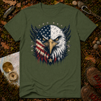 USA Flag Bald Eagle T-Shirt