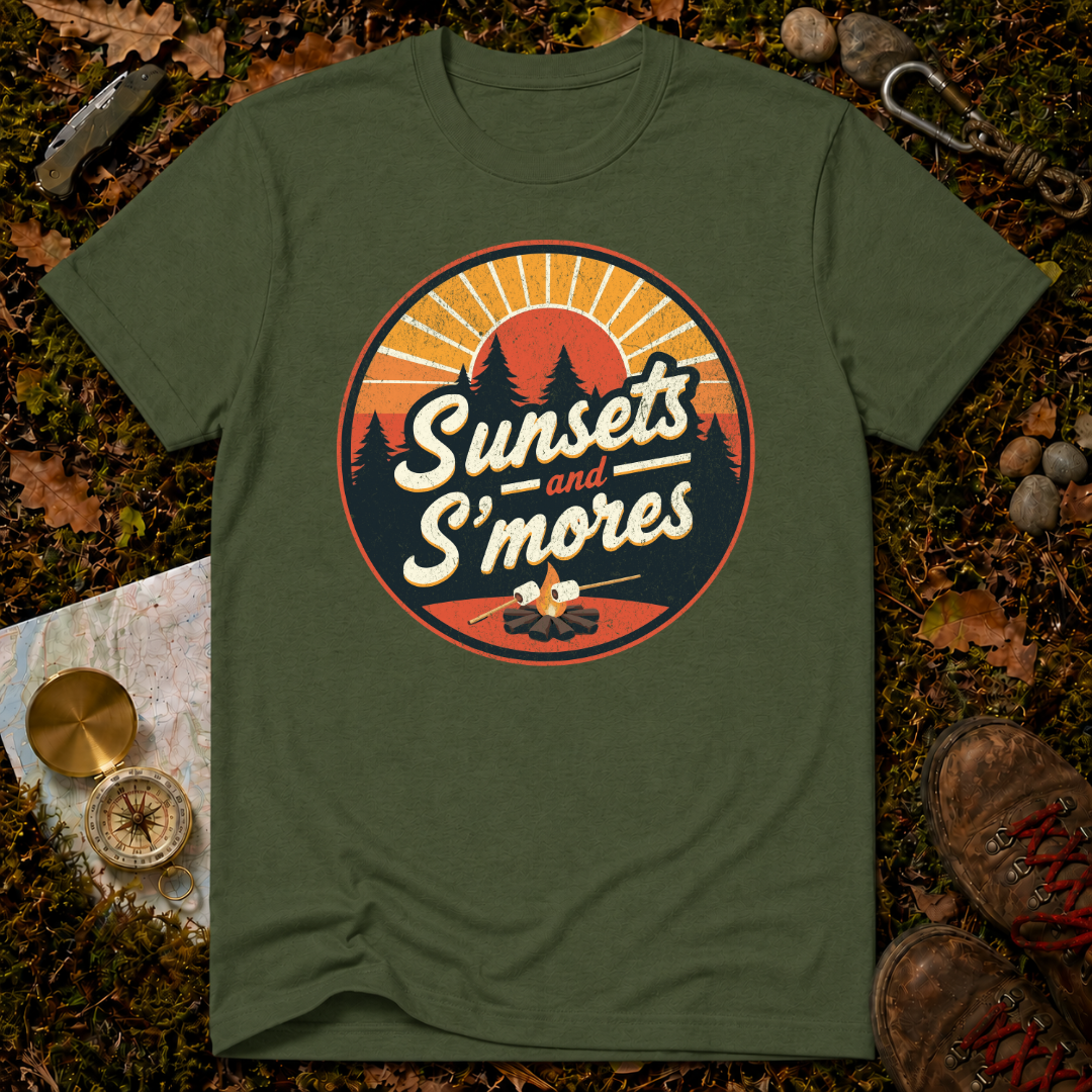 Sunsets And S'mores T-Shirt