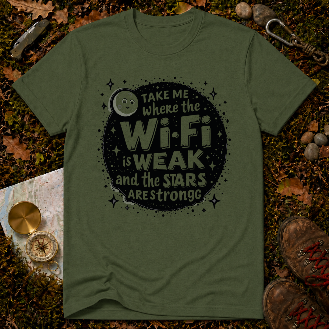Take Me Where The WiFI Is Weak T-Shirt