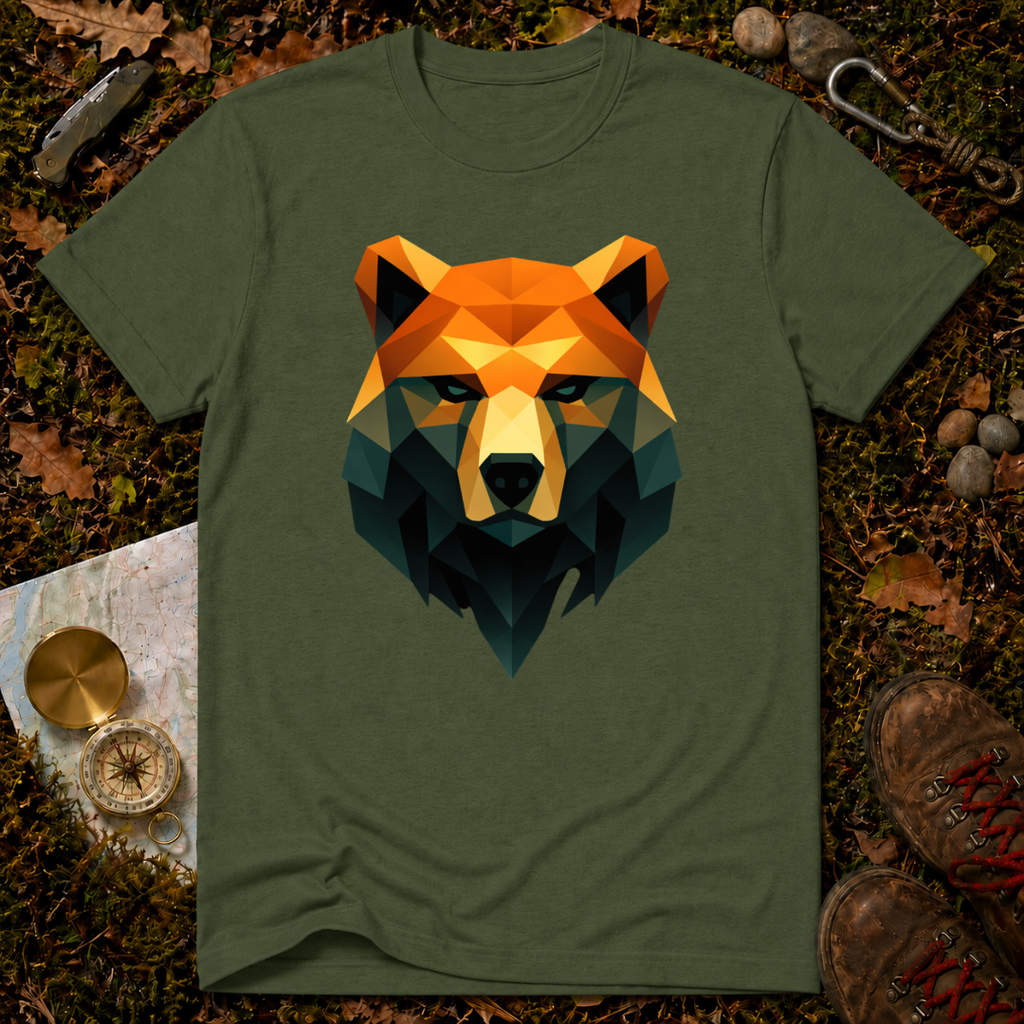 Geometric Bear T-Shirt