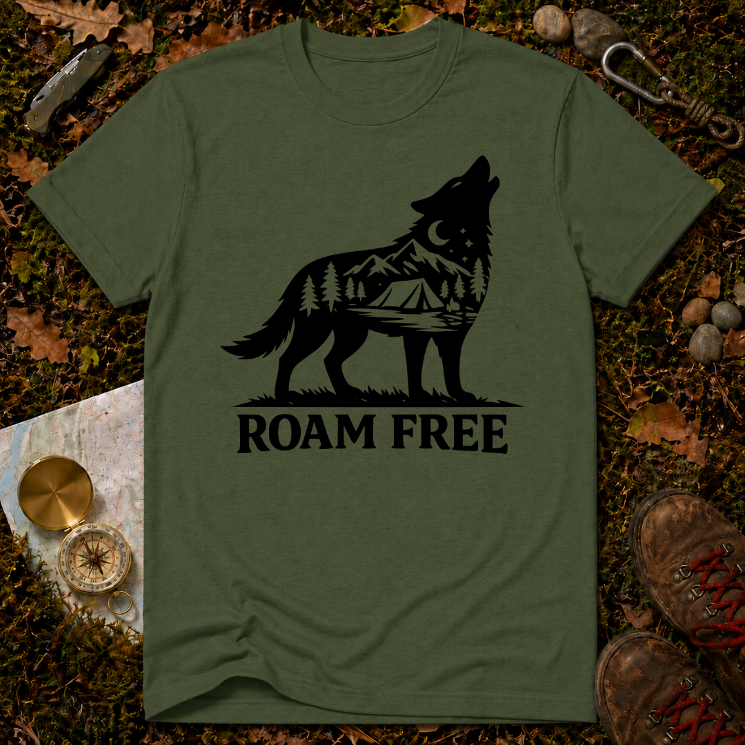 Roam Free Wolf T-Shirt