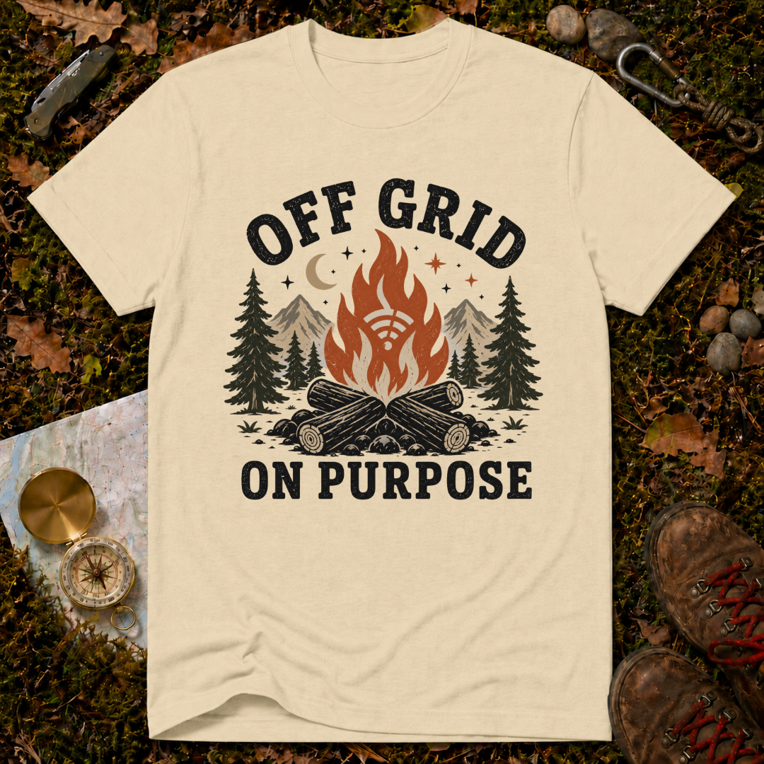 Off Grid On Purpose T‑Shirt