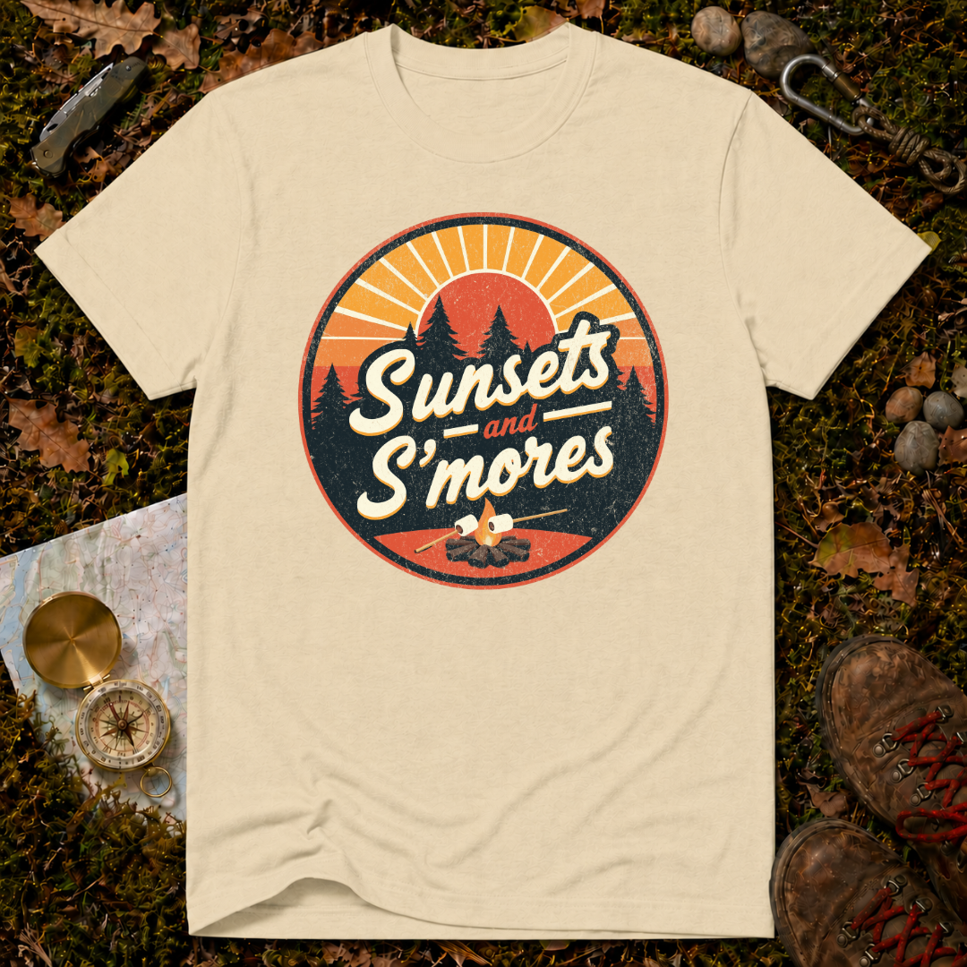 Sunsets And S'mores T-Shirt
