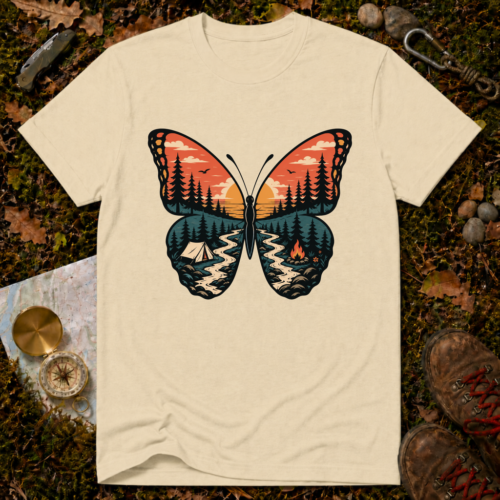 Butterfly Camping T-Shirt