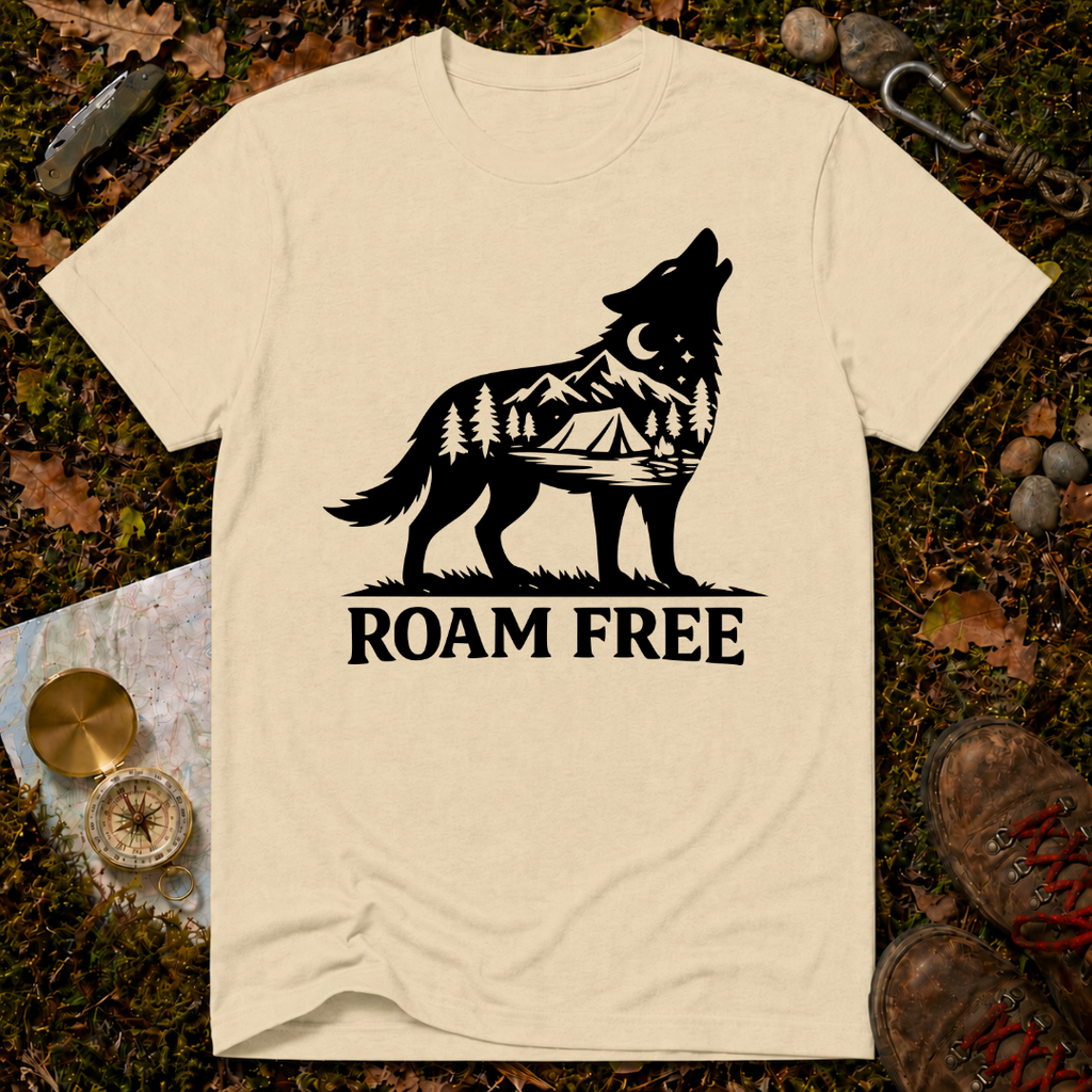 Roam Free Wolf T-Shirt