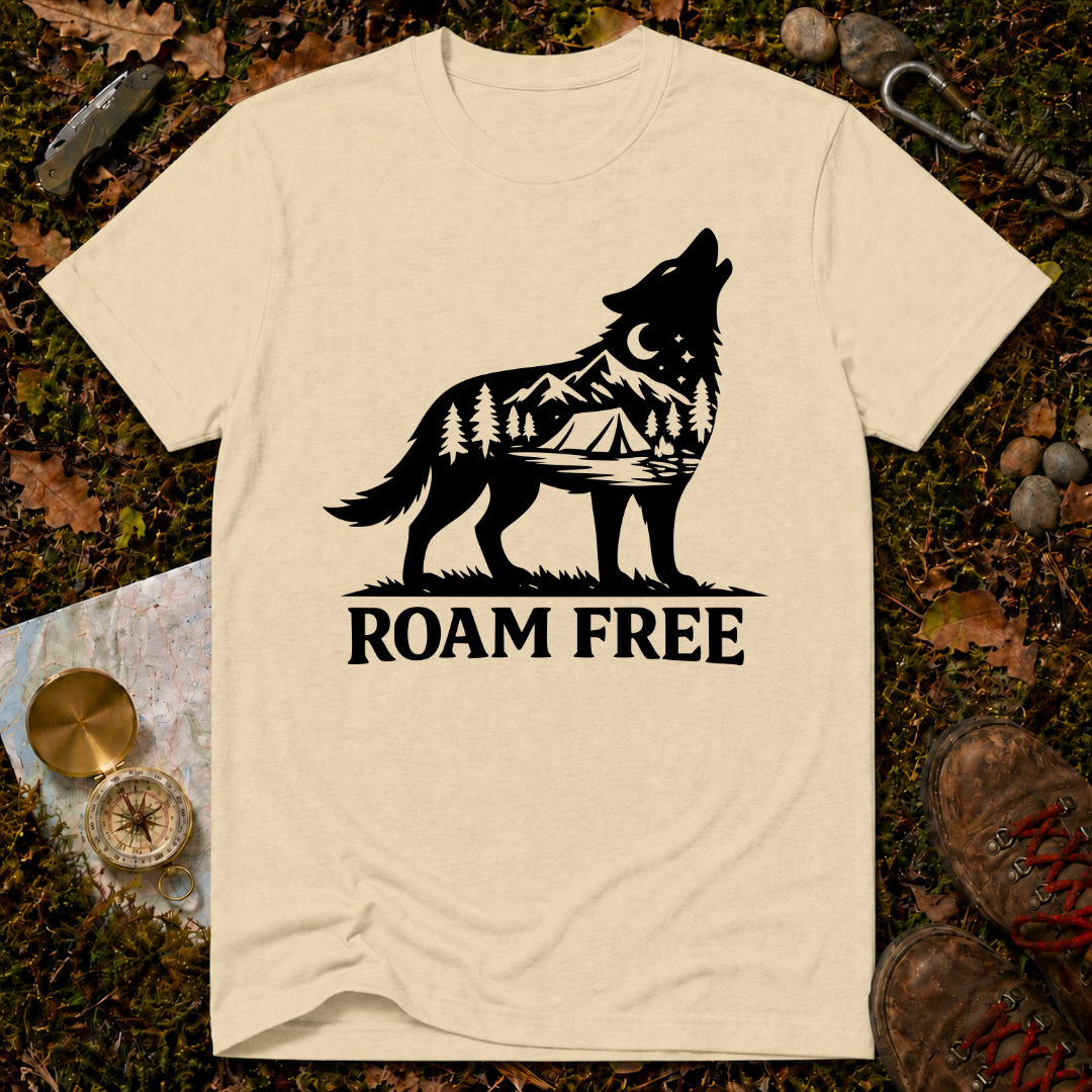 Roam Free Wolf T-Shirt