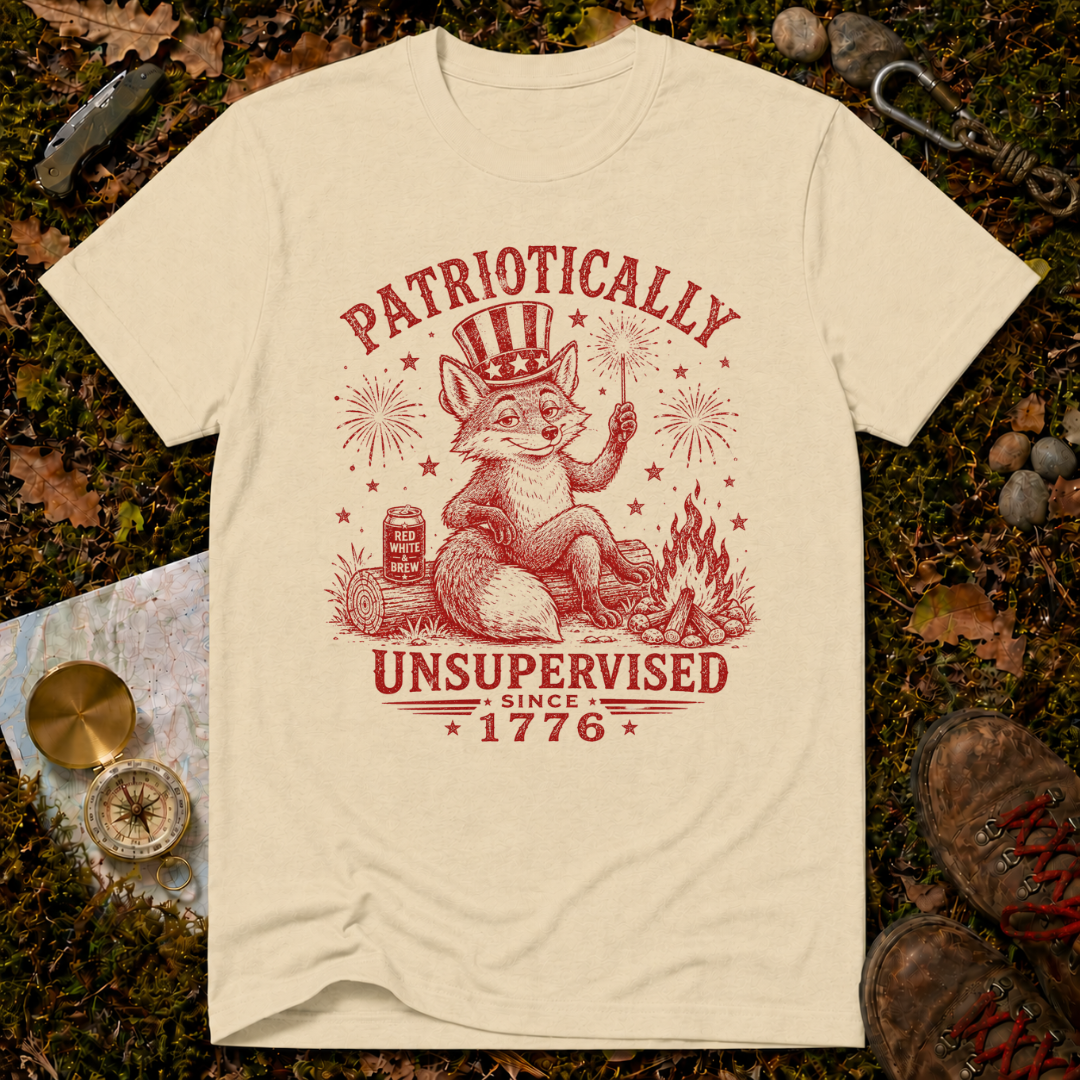 Patriotically Unsupervised T-Shirt
