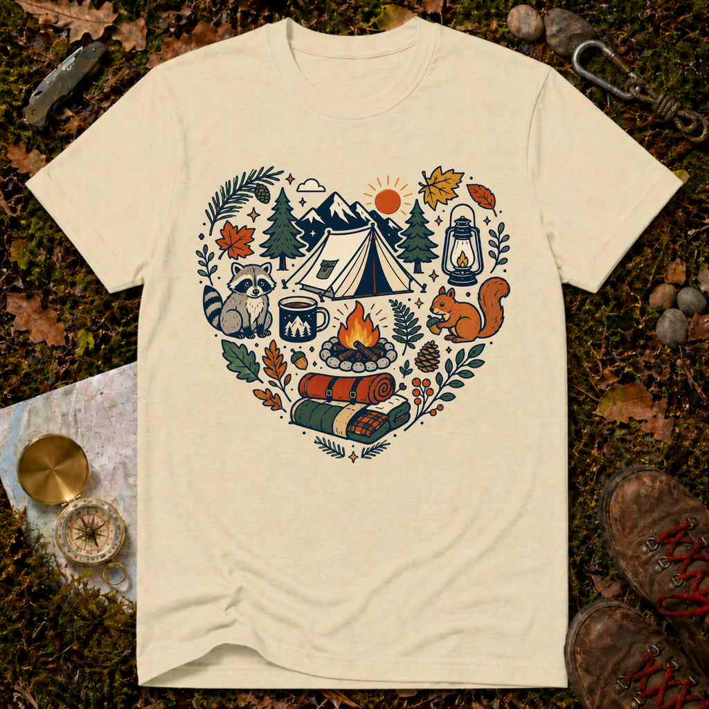 Camp Life Heart T-shirt