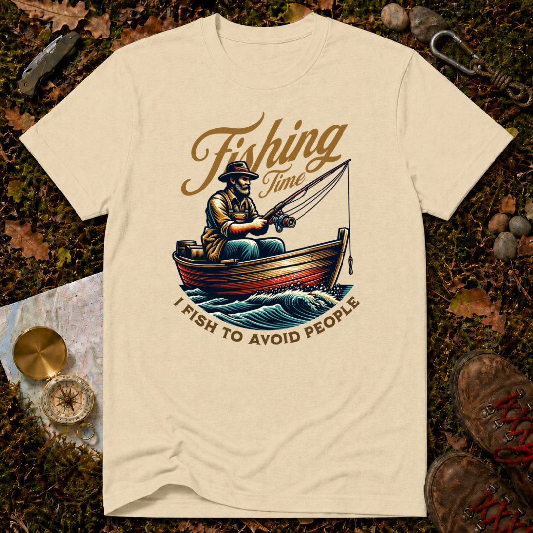 I Fish To Avoid People T-Shirt