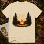 Retro Forest Bonfire T-Shirt